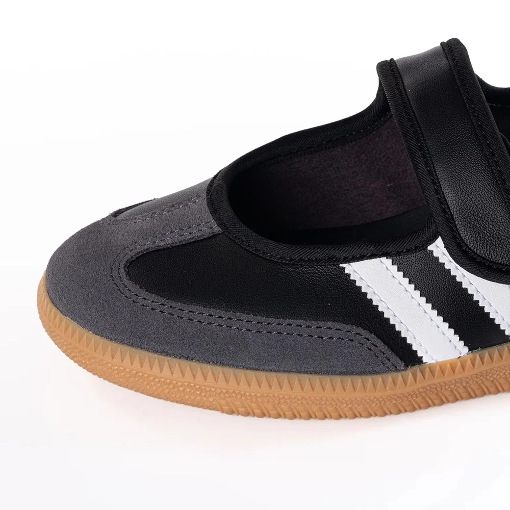 ADIDAS WOMEN'S SAMBA JANE JQ 6445 CARBON BLACK WHITE 37 1/3 EU - Picture 6 of 8